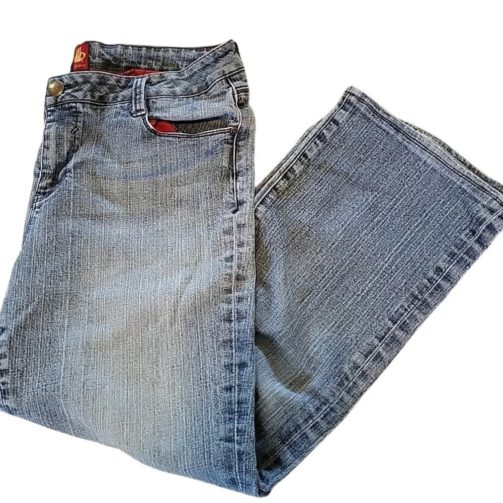 Seasons Ooh‎ La La Women's 14 Bootcut Boogie Embellished Back Pockets